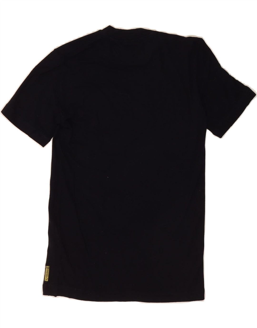 ARMANI JEANS Womens T-Shirt Top UK 12 Medium Black Viscose Vintage Armani Jeans and Second-Hand Armani Jeans from Messina Hembry 
