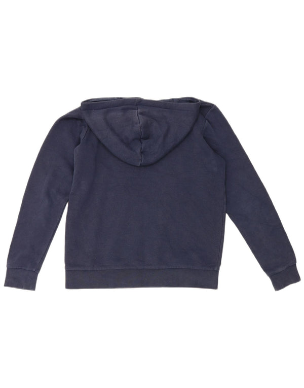 Chłopięcy sweter z kapturem Jack & Jones z grafiką, 13-14 lat, granatowy, bawełniany
