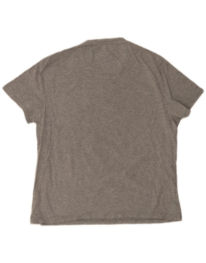 Koszulka męska Penguin Top 2XL Szara, bawełniana w kwiaty