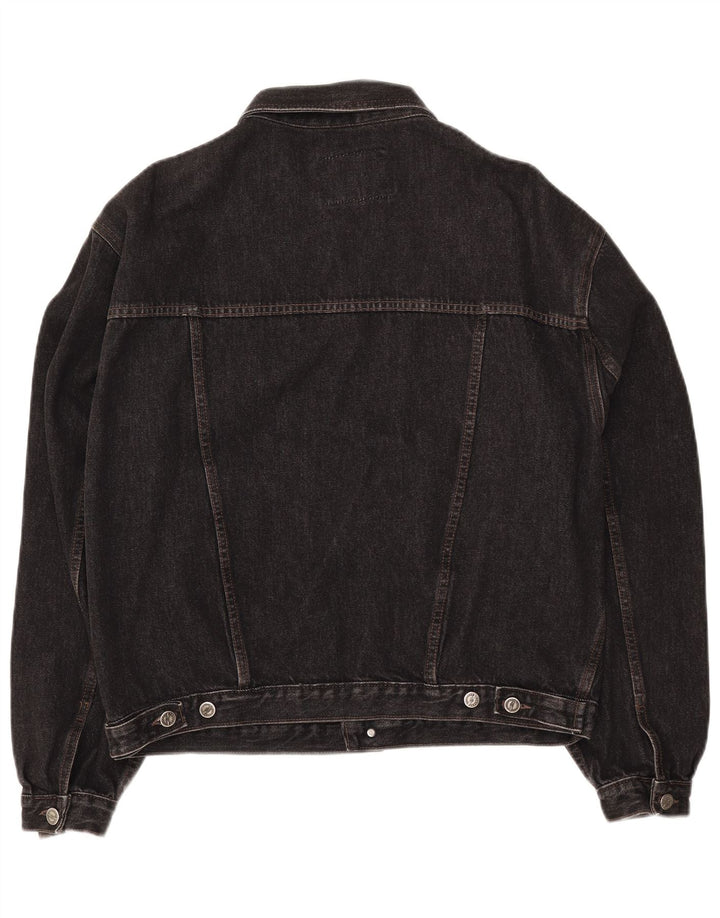 Vintage męska kurtka dżinsowa UK 42 XL czarna