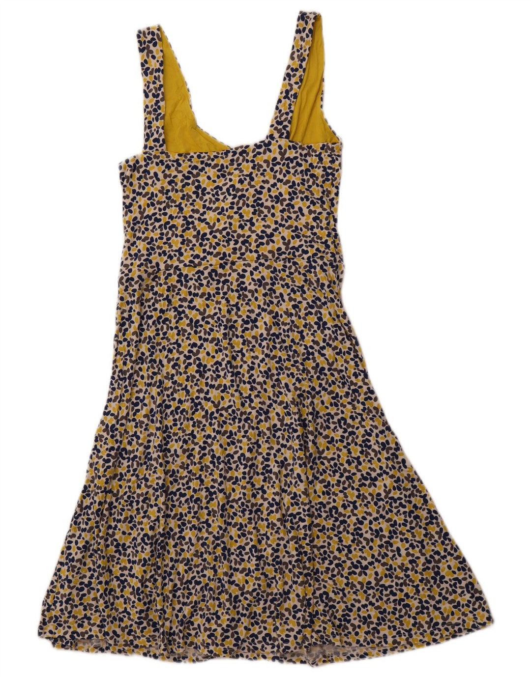 BODEN Womens Sleeveless A-Line Dress UK 10 Small Multicoloured Spotted
