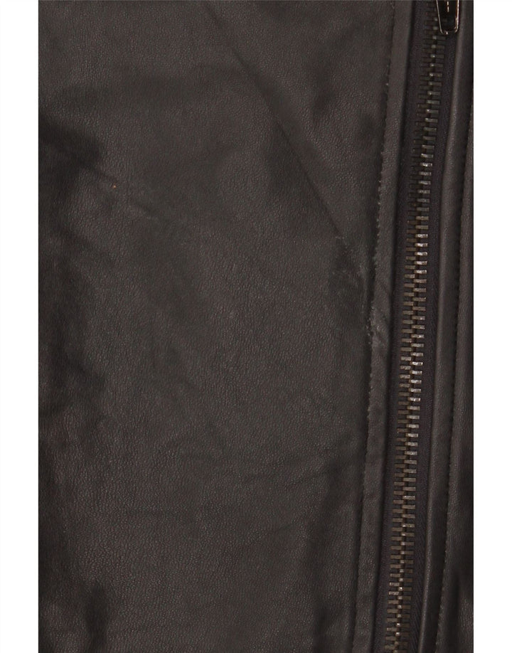 Damska skórzana kurtka motocyklowa Simona Barbieri z dwoma zestawami, UK 10, mała czarna