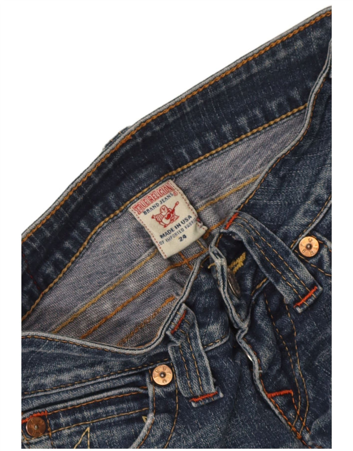 Damskie jeansy Bootcut True Religion W24 L27 Niebieskie bawełniane