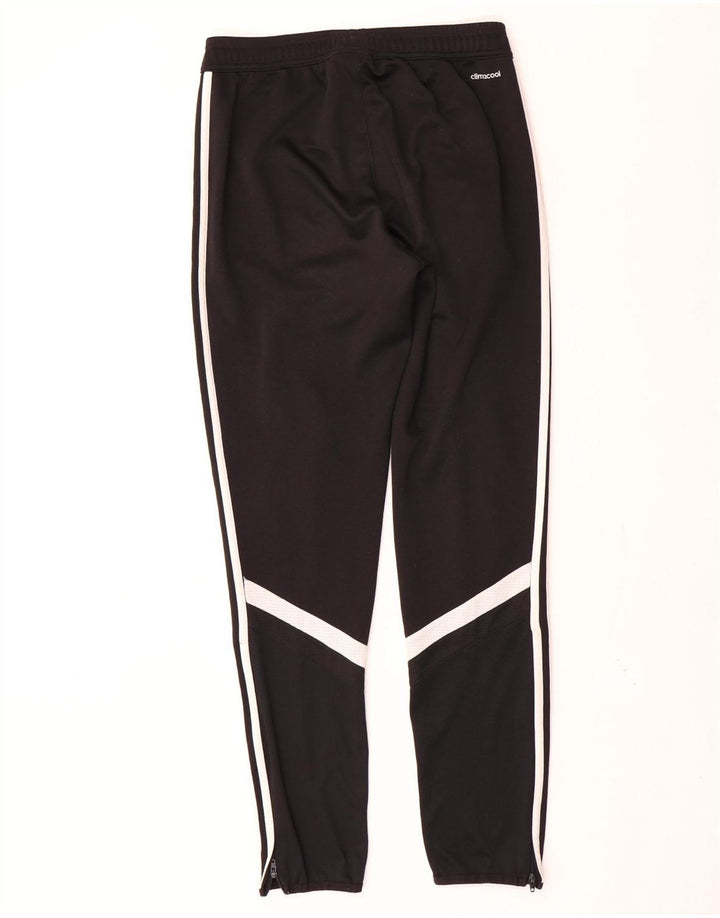 Męskie spodnie dresowe Adidas Climacool, małe, czarne, poliestrowe