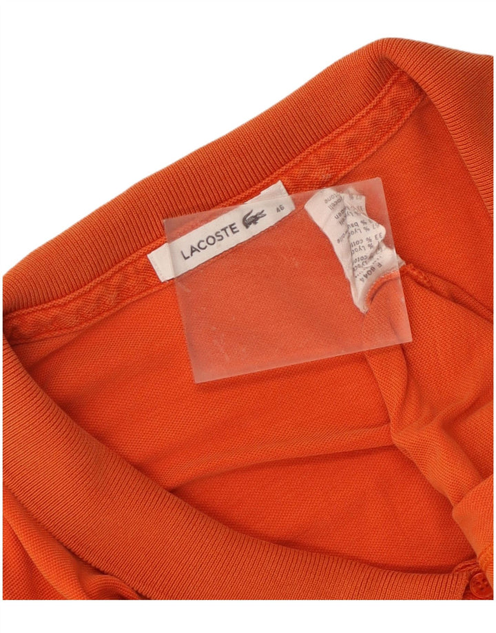 Damska koszulka polo Lacoste, rozmiar 46 XL, Pomarańczowa Lyocell