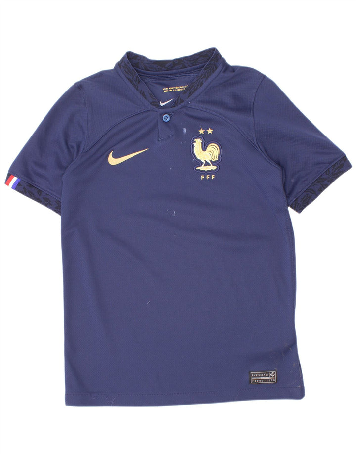 T-shirt chłopięcy Nike 8-9 lat, mały, granatowy