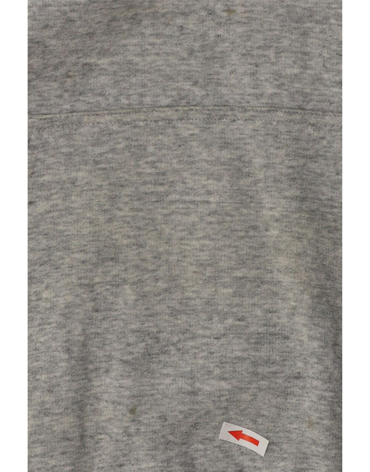 Męski sweter z kapturem i grafiką CHAMPION XL, szara, bawełniana w plamki