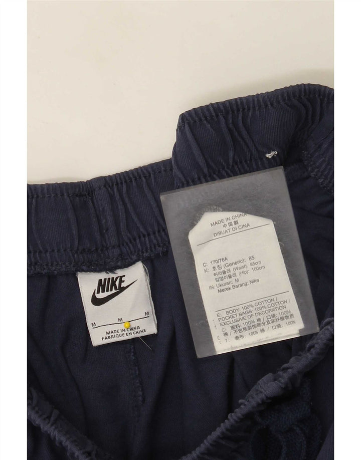 Męskie spodenki sportowe Nike, średnie, granatowe, bawełniane