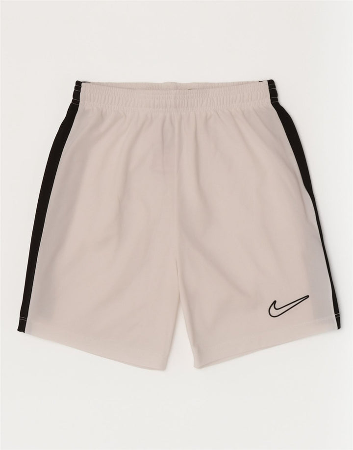 Chłopięce spodenki sportowe Nike 10-11 lat, średni biały poliester