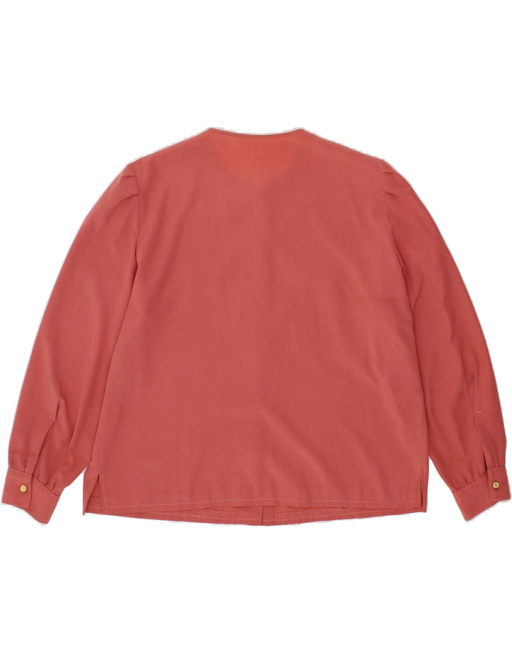 VINTAGE Womens Shirt Blouse UK 20 2XL Red Vintage Vintage and Second-Hand Vintage from Messina Hembry 