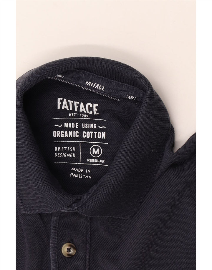 Męska koszulka polo Fat Face, średni granat, wiskoza