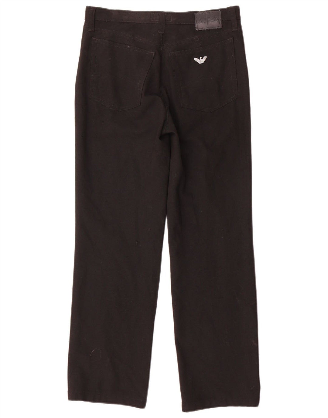 Proste spodnie damskie Armani W27 L27 czarne