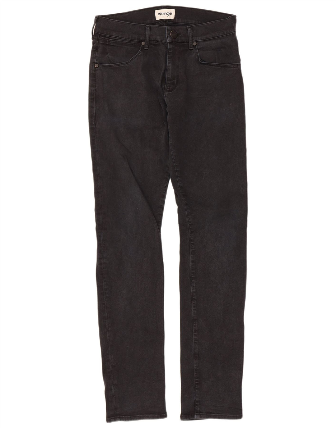 Damskie jeansy Wrangler Larston Slim W28 L32 czarne
