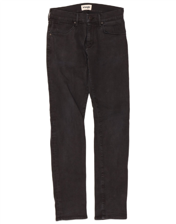 Damskie jeansy Wrangler Larston Slim W28 L32 czarne