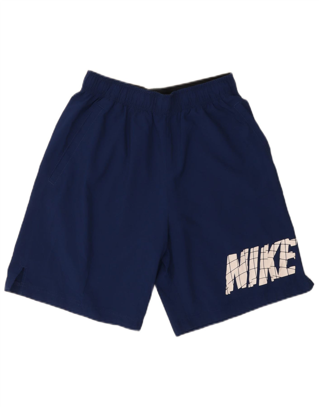 Męskie spodenki sportowe NIKE Dri Fit Graphic, średni granatowy poliester