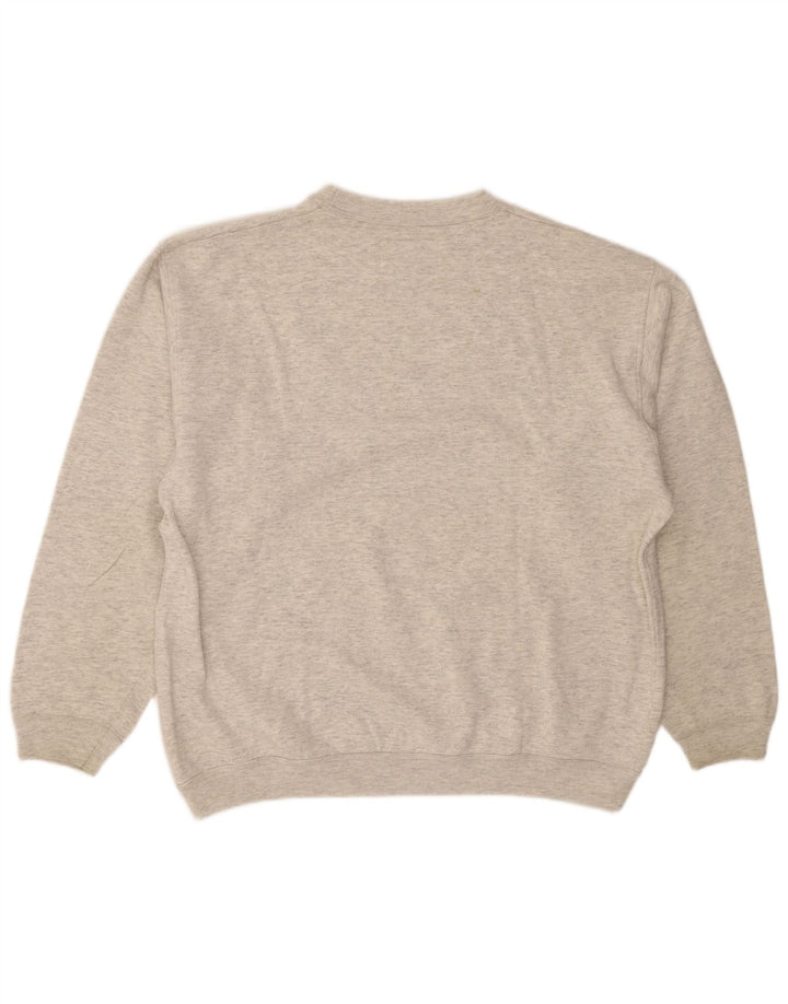 Męska bluza z grafiką Champion XL, szara, nakrapiana bawełna