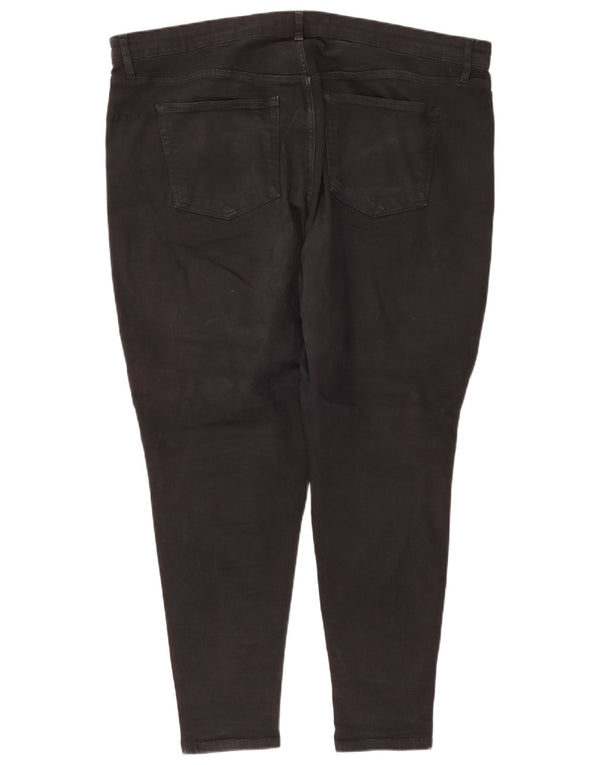Topshop Damskie jeansy Jamie Slim UK 26 3XL W44 L28 Czarna bawełna