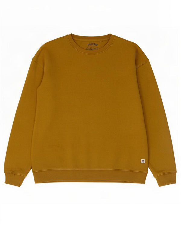 Damska bluza oversize Fat Face UK 12, średnia żółta bawełna