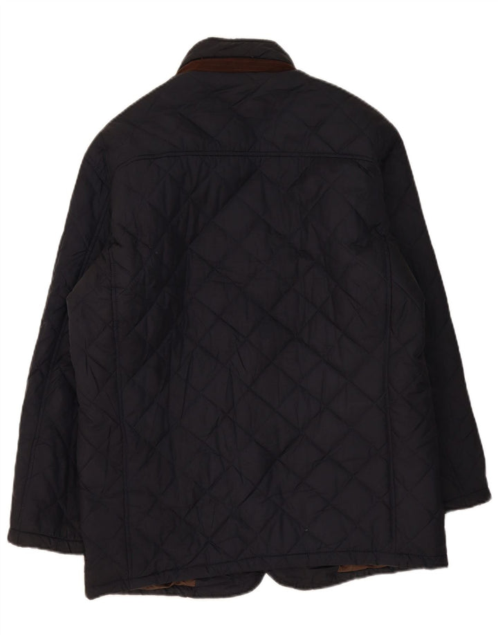 Męska pikowana kurtka Lacoste IT 52 XL, granatowa, poliester