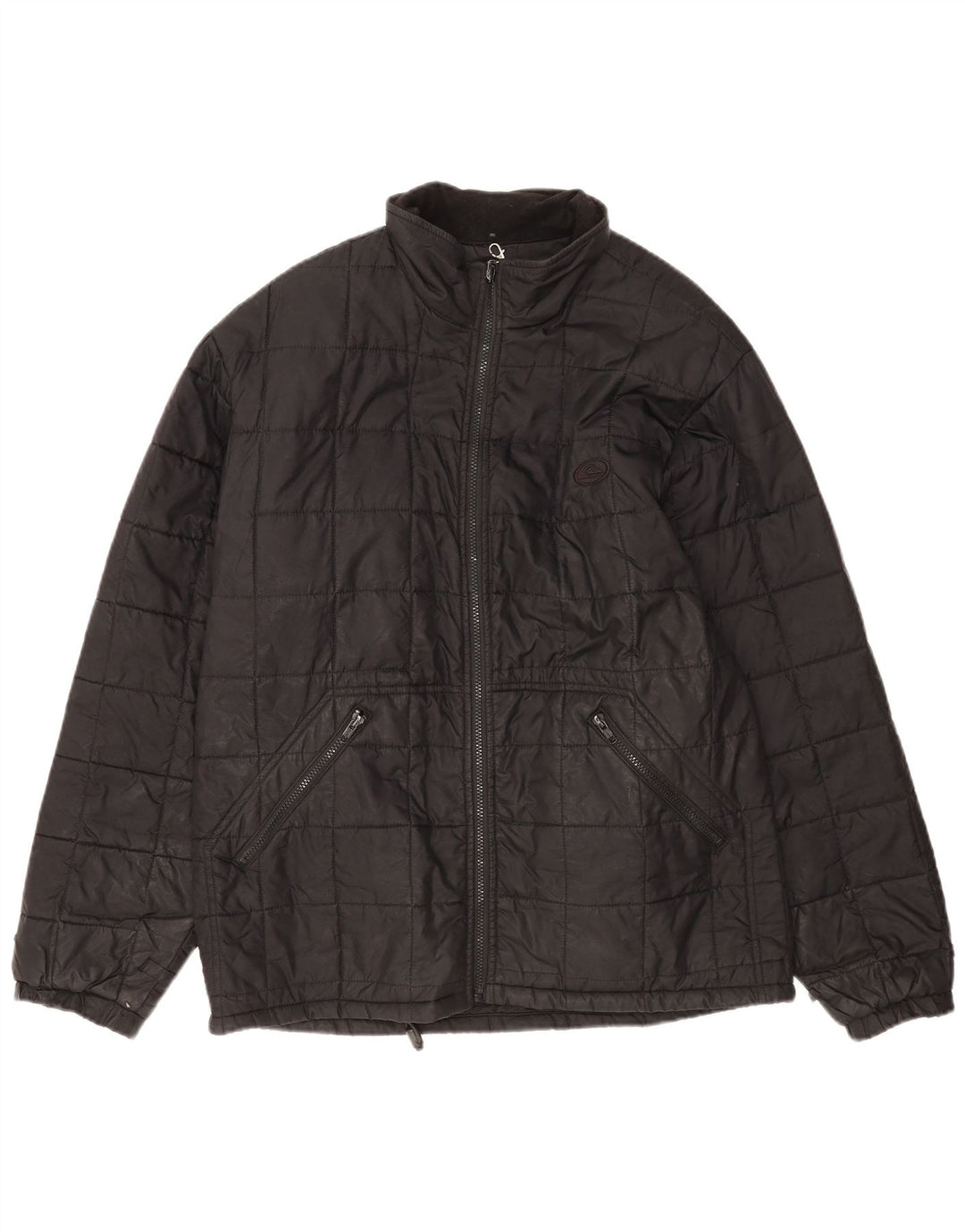 Męska pikowana kurtka Quiksilver UK 40, duża, czarna