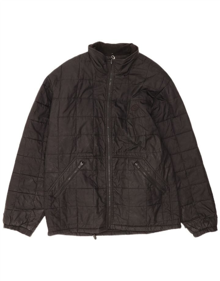 Męska pikowana kurtka Quiksilver UK 40, duża, czarna