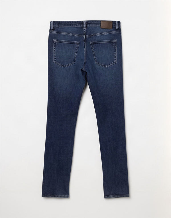 Męskie jeansy slim Hugo Boss W33 L32 Niebieskie bawełniane
