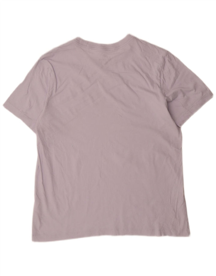 T-shirt męski Nike, duży, fioletowy, bawełniany