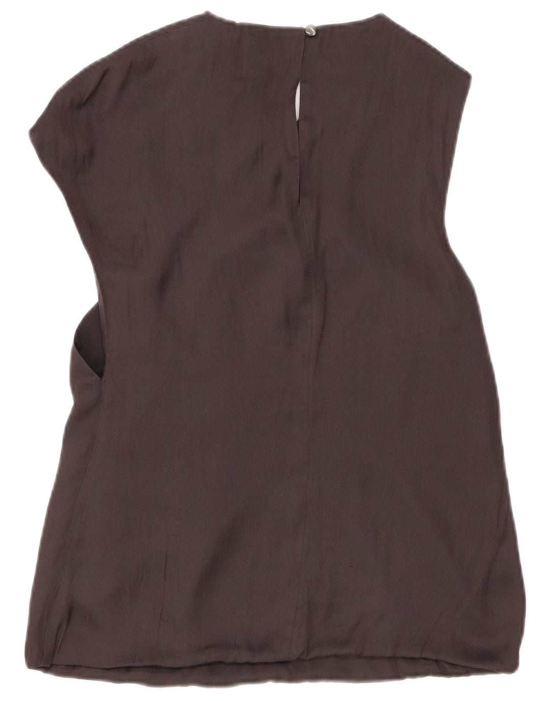 Damska bluzka bez rękawów Karen Millen Top UK 8, mały, czarny poliester