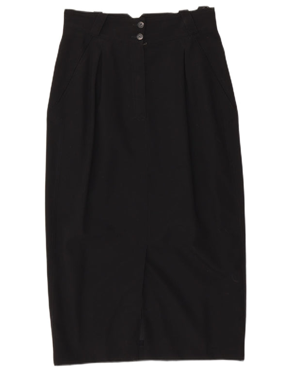 Damska spódnica midi LAUREL EU 38 Medium W28 Czarna wełna