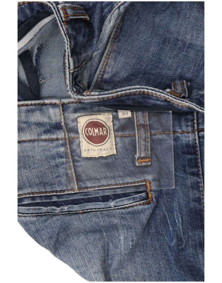Damskie jeansy Colmar Distressed Slim Cropped IT 44 Medium W30 L26 Niebieskie