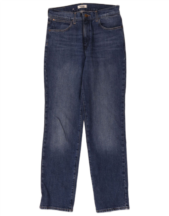Wrangler Męskie proste dżinsy W29 L30 Niebieskie bawełniane