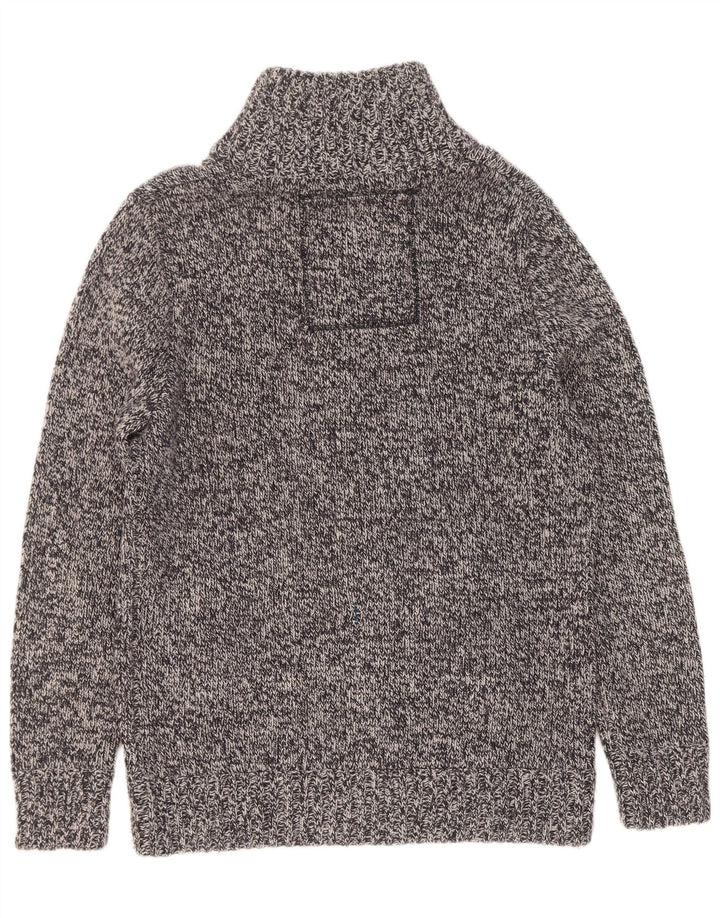 Męski sweter z zamkiem błyskawicznym Superdry 2XL, szary, nakrapiany akryl