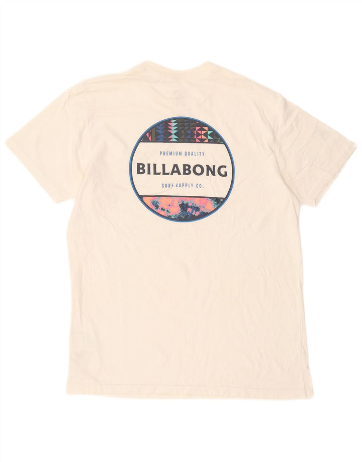 Męska koszulka z grafiką Billabong, średnia biała bawełna