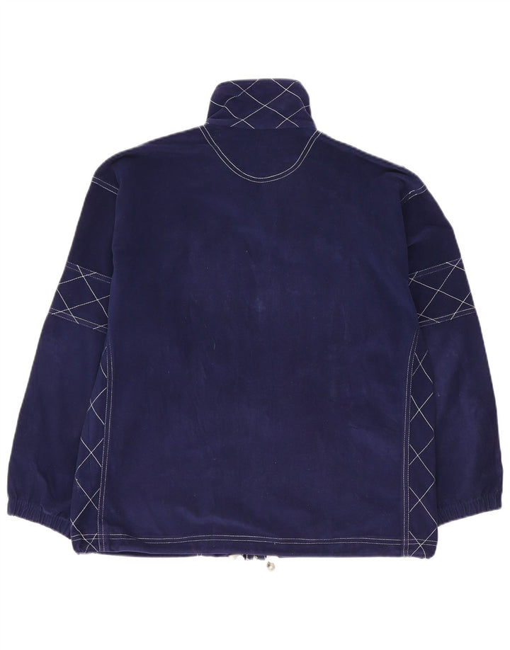 Diadora Męska graficzna graficzna bluza dresowa, mała niebieska, poliestrowa