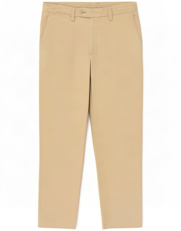 Męskie spodnie chino Regularne Massimo Dutti EU 44 XL W34 L28 Beżowa bawełna