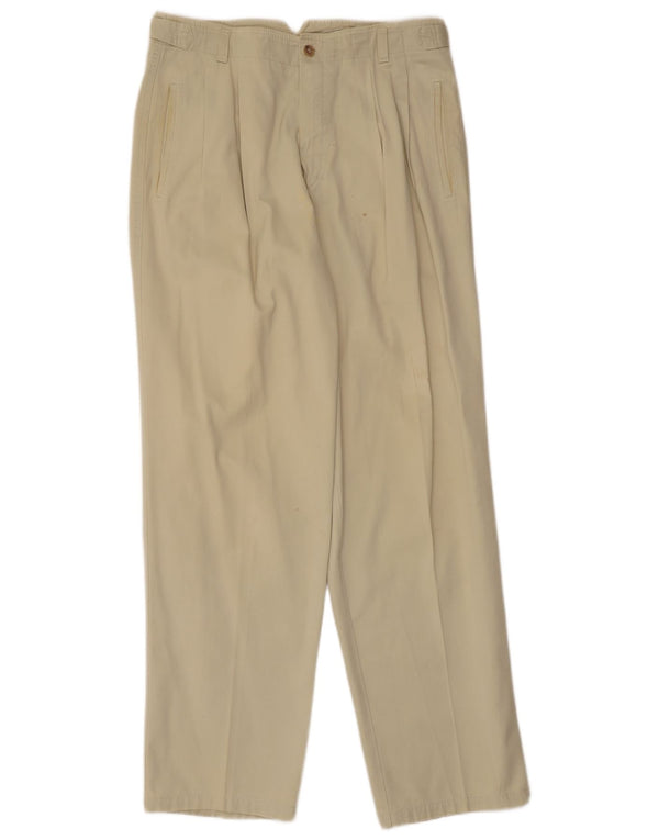 Męskie spodnie Chino Henry Cottons IT 50 Large W34 L32 Beżowe