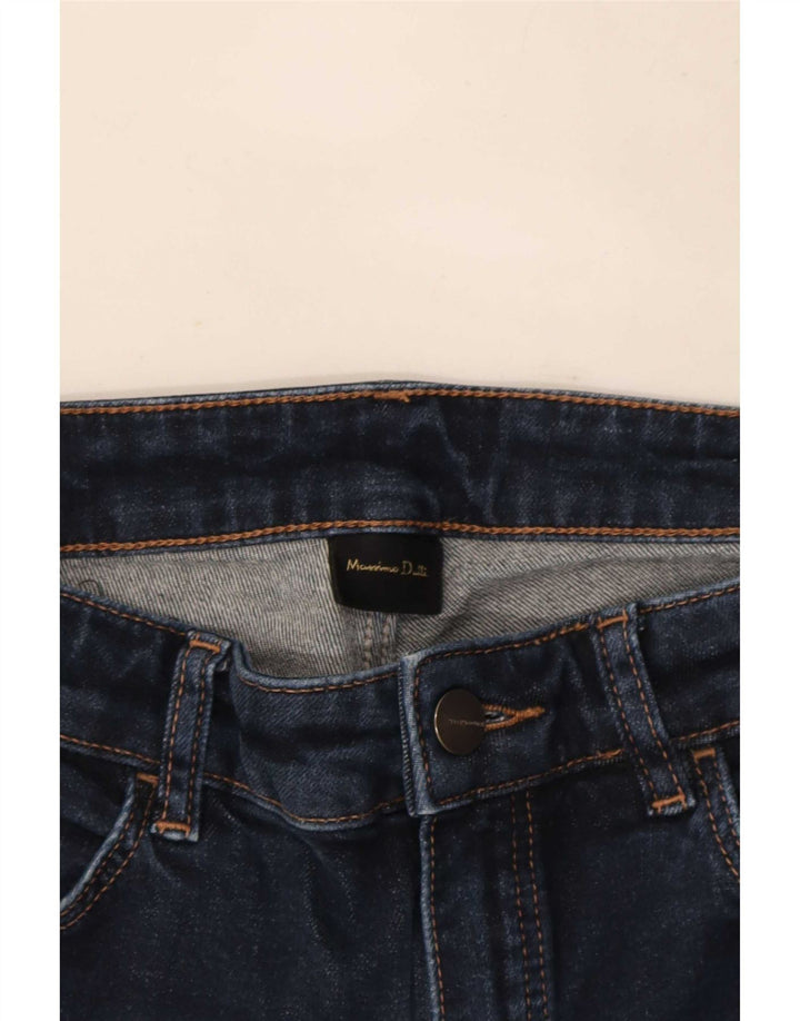 Jeansy damskie Massimo Dutti W28 L26 granatowe