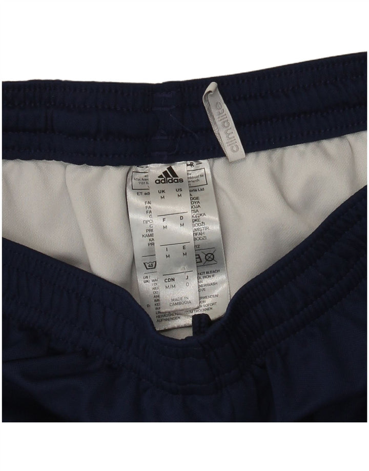 Męskie spodenki sportowe Adidas Climalite, średni granatowy poliester