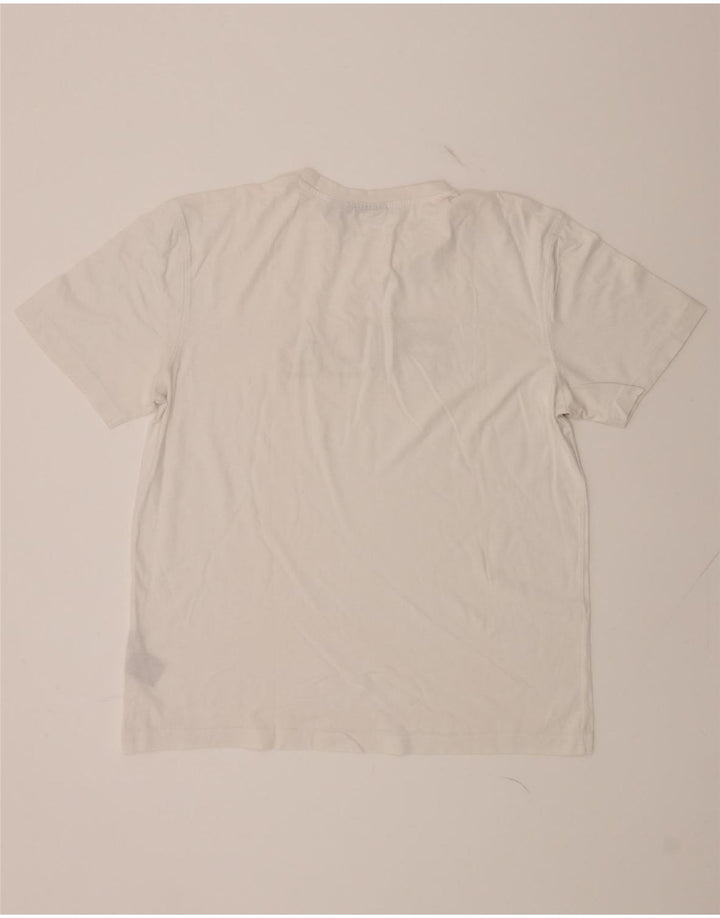 FILA Mens Graphic T-Shirt Top Large White Vintage Fila and Second-Hand Fila from Messina Hembry 