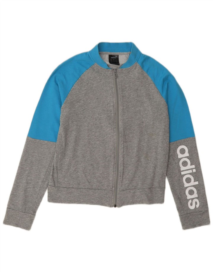Damska kurtka dresowa adidas Graphic Tracksuit UK 8/10 Small Grey Colorblock