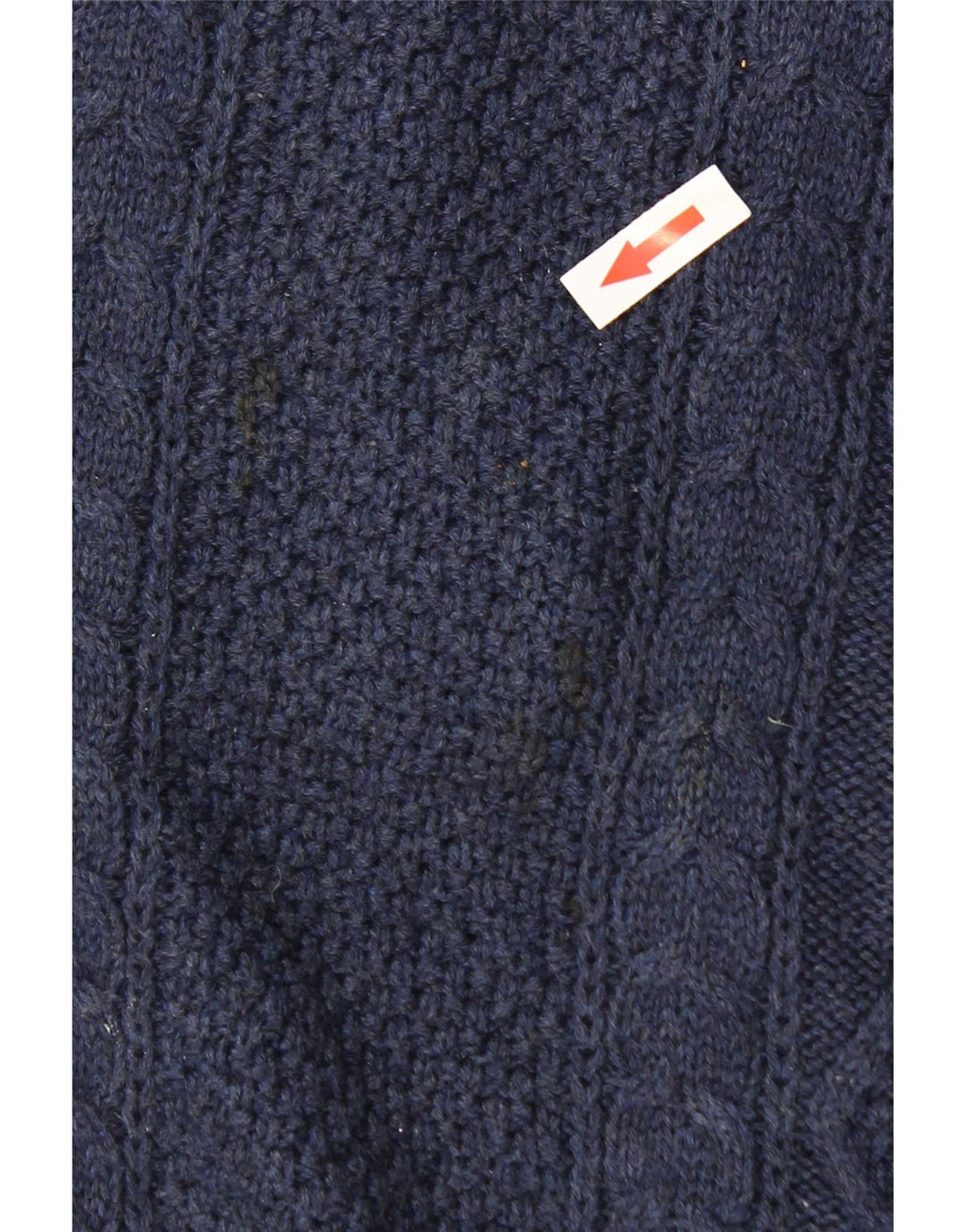 Męski sweter z okrągłym dekoltem Levi's XL, granatowy, bawełniany
