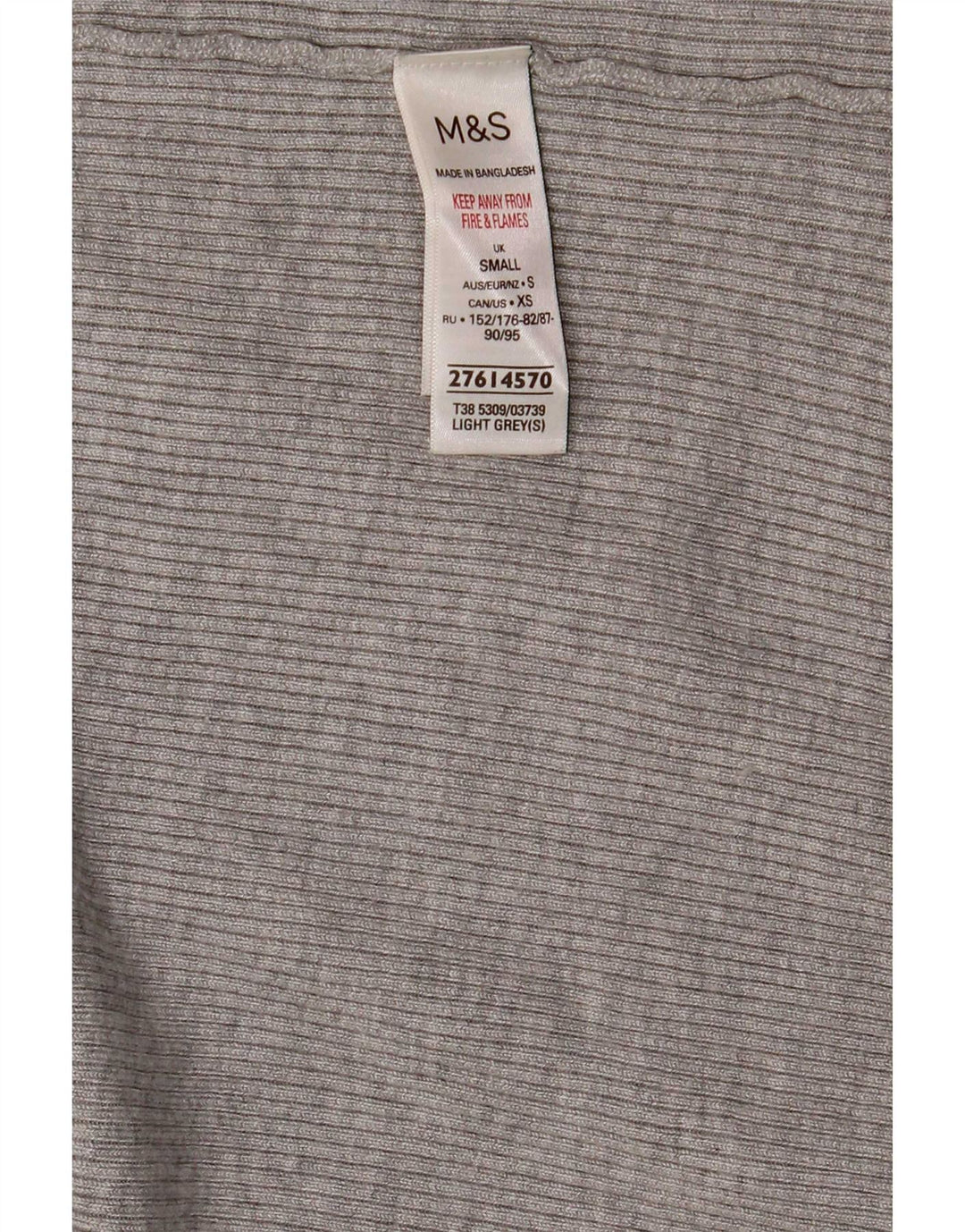 Marks & Spencer Damski sweter oversize UK 10 Small, szara wiskoza