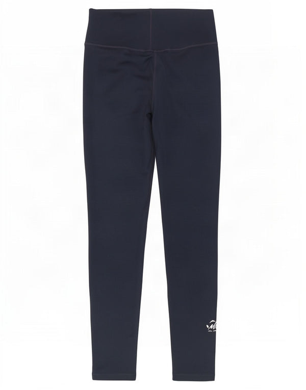 Nike Womens Dri Fit Leggings UK 4 XS Navy Blue Polyester