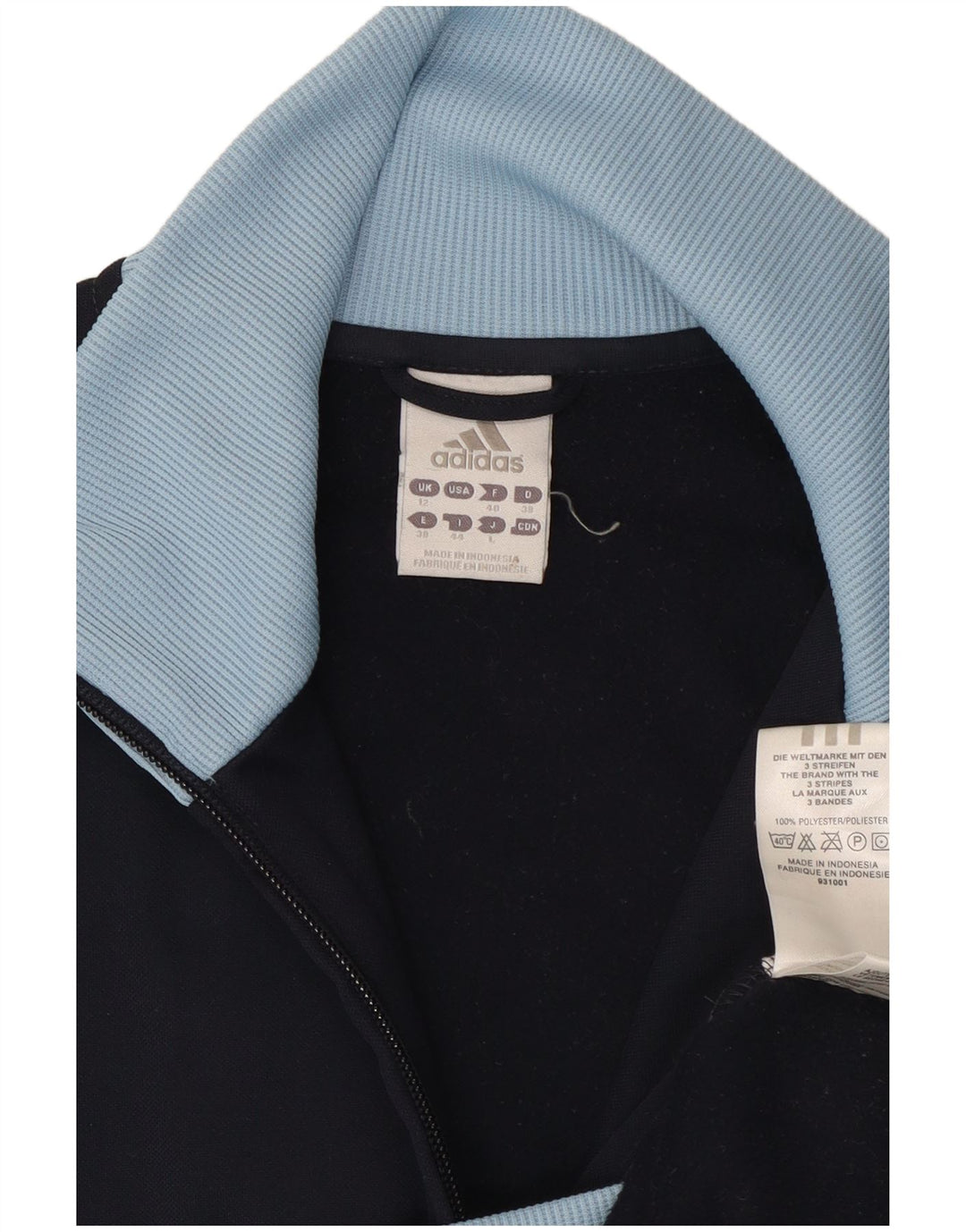 Damska kurtka dresowa Adidas UK 12 w kolorze średniego granatu