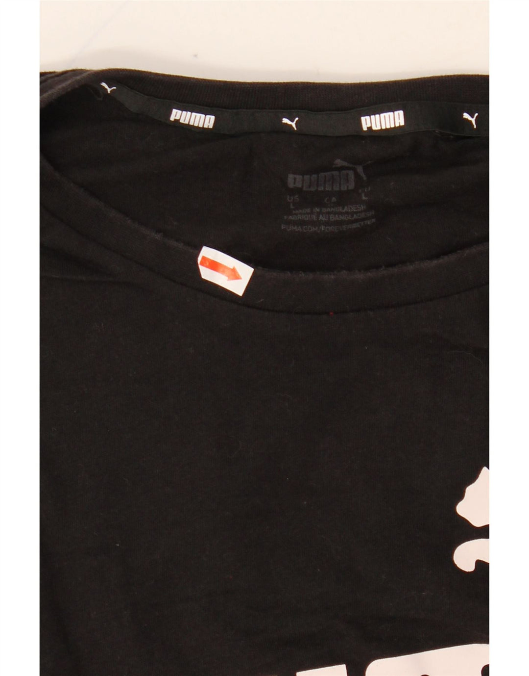 Męski T-shirt z grafiką PUMA, duży, czarny