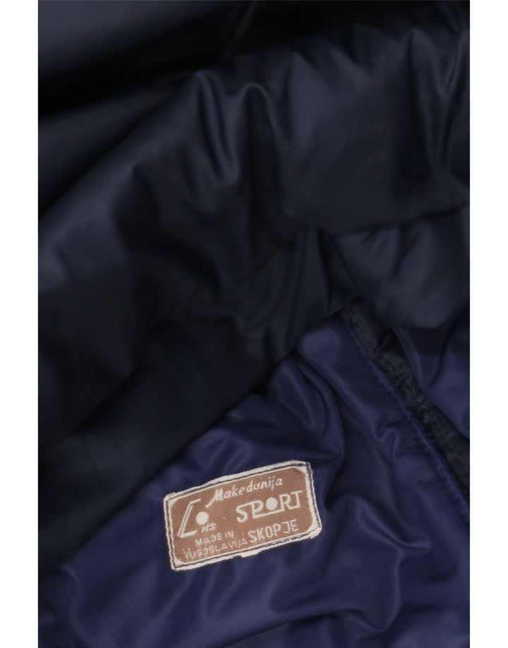 Męska ocieplana kurtka VINTAGE UK 42 XL w kolorze granatowym
