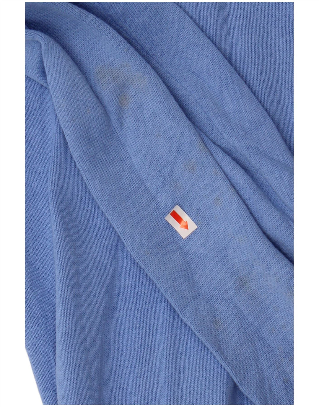 CREW CLOTHING Męski sweter zapinany na zamek, mały, niebieski, bawełniany