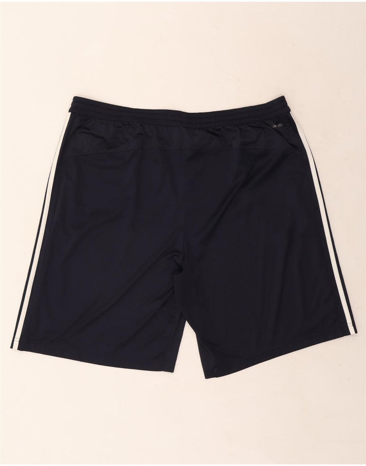 Męskie spodenki sportowe Adidas Climacool 2XL granatowe, poliestrowe