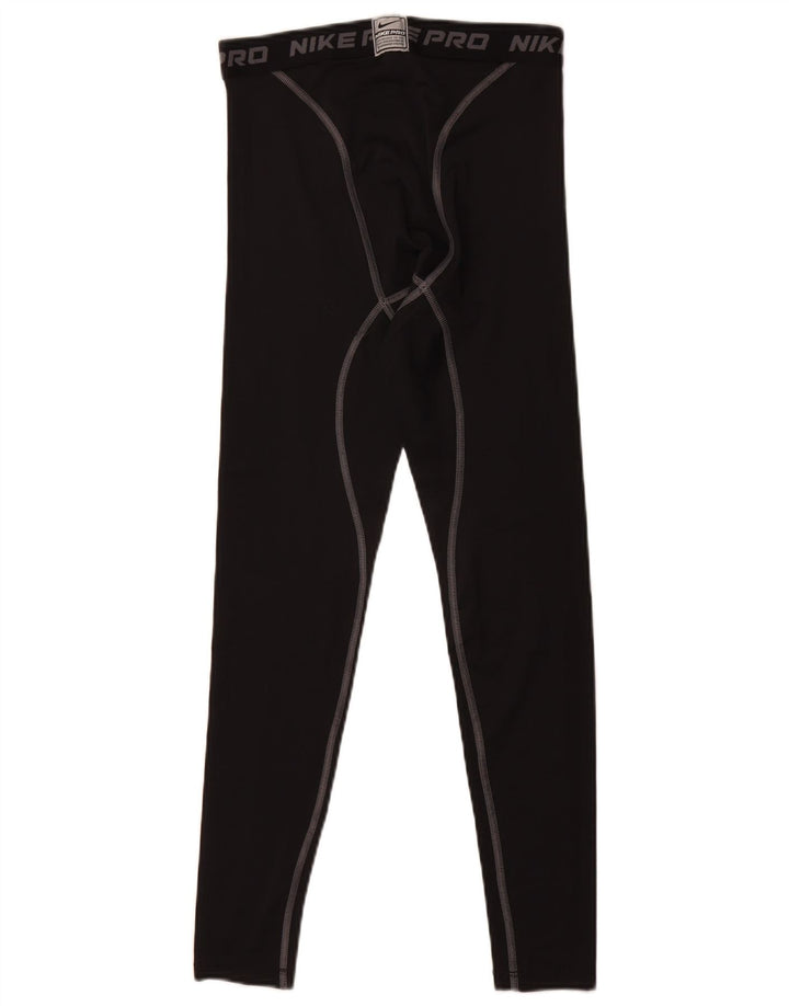 Męskie legginsy Nike Graphic UK 39/41, średni czarny poliester