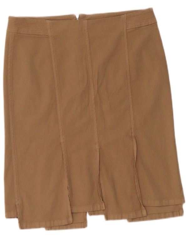 Spódnica damska TRUSSARDI IT 42 Medium W28 Beżowa bawełna